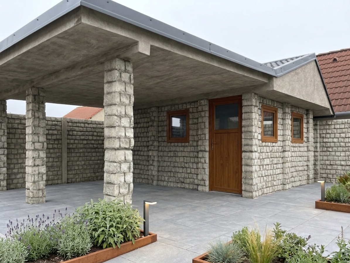 Betonový plot |prístrešok lunaploty.sk